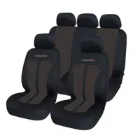 Huse Universale Premium Pentru Scaune Auto Bej+Negru