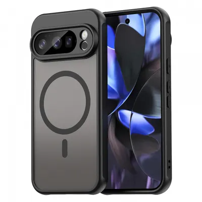 Husa MagSafe pentru Google Pixel 10 Pro, Techsuit, HaloFrost II, Neagra