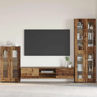 vidaXL Bufet FLORIN 55,5 x 29 x 100 cm Lemn vechi Lemn prelucrat