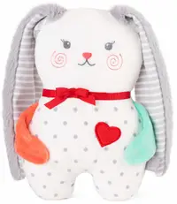 Jucărie anti-colici cu sâmburi de cireșe Amek Toys - Iepuraș, Fuzzy the rabbit