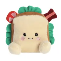 Jucarie de plus de tinut in palma Aurora Palm Pals - Sandwich, 13 cm