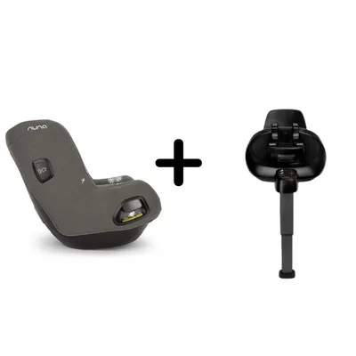 Scaun auto pentru copii Nuna Todl next Thunder rotativ, i-Size, 40-105 cm + baza isofix Base next i-Size