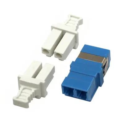 Cupla FO LC-Duplex, Singlemode zirc, albastru