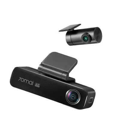 Set 2 Camere auto 70mai Dash Cam 4K M800 si camera luneta 70mai RC14, inregistrare Dual Channel, GPS, HDR, ADAS - Default Title
