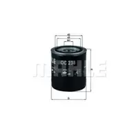 Filtru ulei MAHLE ORIGINAL OC 238