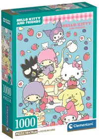 Puzzle Clementoni din 1000 piese - Hello Kitty și prietenii, varianta 1