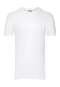 Tricou pentru barbati - Bumbac - Alb - Alb