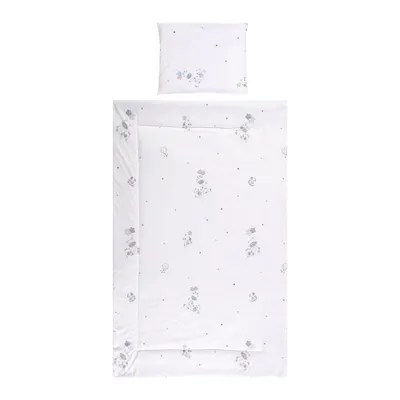 Set lenjerie pat 3 piese bumbac ranforce Cosy Giraffe White