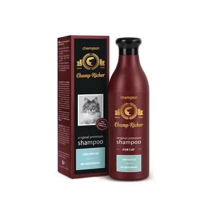 Sampon Champ Richer Pisici Blana Lunga, 250 ml