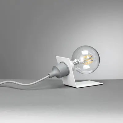 Sârma de lampa de masa alba