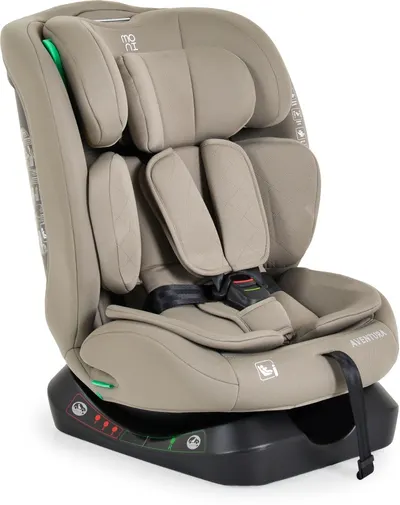 Scaun auto Moni - Aventura, i-Size, 40-150 cm, Bej