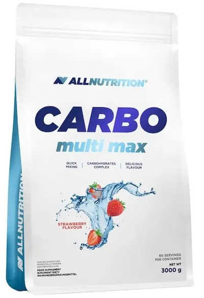 Carbo Multi Max, căpșună, 3 kg, AllNutrition