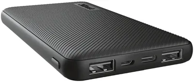 Baterie portabilă Trust - Primo Fast Ultra-thin ECO, 10000 mAh, Neagră