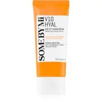 Some By Mi V10 Hyal Air Fit Sunscreen crema fata iluminatoare de protectie SPF 50+