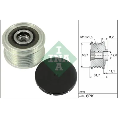 Sistem roata libera, generator INA 535 0327 10