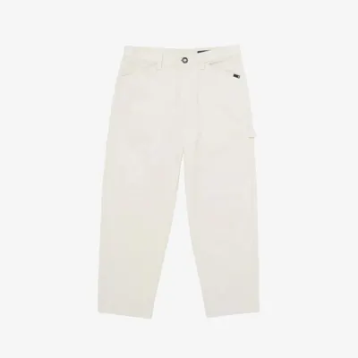 Pantaloni Volcom Kraftsman Jeans alb murdar