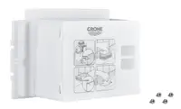 Burduf cadru Grohe Rapid SL, clapete 130 x 172 mm, plastic, 40950000