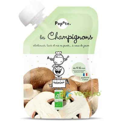 Piure cu 41% Ciuperci +4/6 Luni Ecologic/Bio 120g