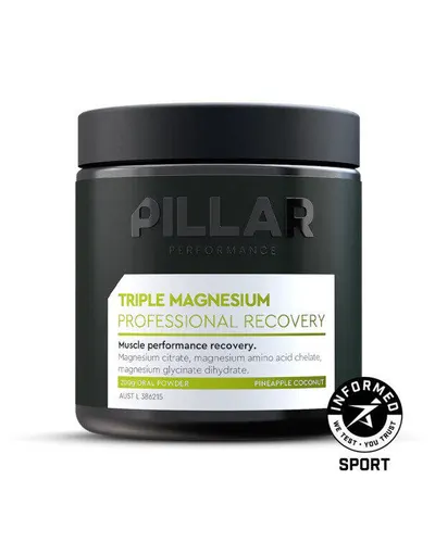 Supliment magneziu Triple magnesium powder - aroma ananas si cocos 200g
