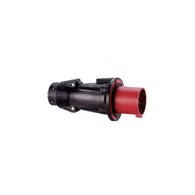 Stecher drept Hypra - IP44 - 380/415 V~ - 32 A - 3P+N+E - cauciuc
