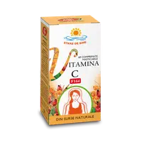 Vitamina C din surse naturale F164, 60 comprimate masticabile, Fares