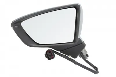 Oglinda stanga electrica crom, grunduita SEAT LEON, LEON SC, LEON ST dupa 2012