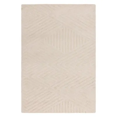 Covor crem din lână 120x170 cm Hague – Asiatic Carpets