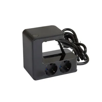Prelungitor En U Schuko 4x2p+t 1 Inter 2xusb a Cordon 1,5m Negru