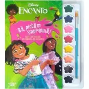 Disney. Encanto. Sa pictam impreuna! Carte de colorat cu pensula si acuarele
