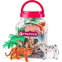 Set figurine Faunica - Animale sălbatice, 30 piese