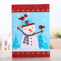 Felicitare muzicală Crăciun - Om de zăpadă - Default Title