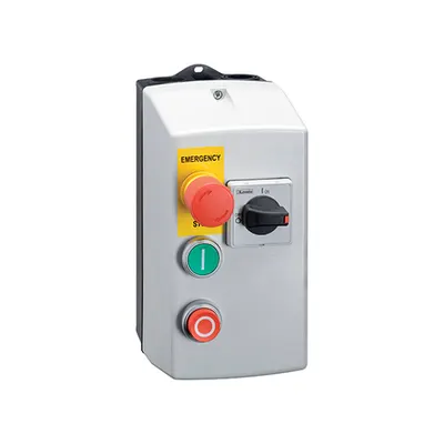 Demaror pornire directa, in carcasa cu Intrerupator protectie motor, 6.5A (≤440V), IP65. CONTACTOR bobina tensiune 24VAC 50/60HZ