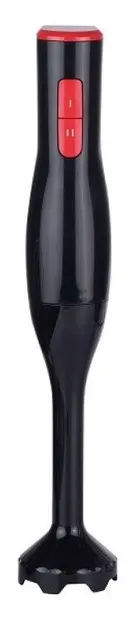Blender de mână Homa - HB-484, Atlanta, 400W, 2 viteze, negru/roșu