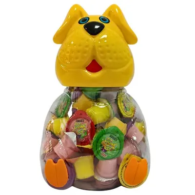 Jeleu Mini Pudding Dog, 13 g, pachet 100 bucăți, desert jeleu pentru copii Engros
