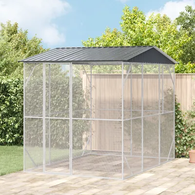 Gossi colivie de pasari, antracit, 310x227x247 cm, otel