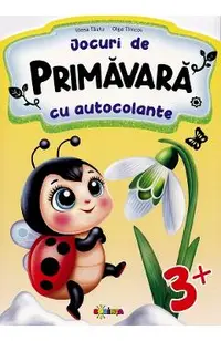 Jocuri de primavara cu autocolante 3+