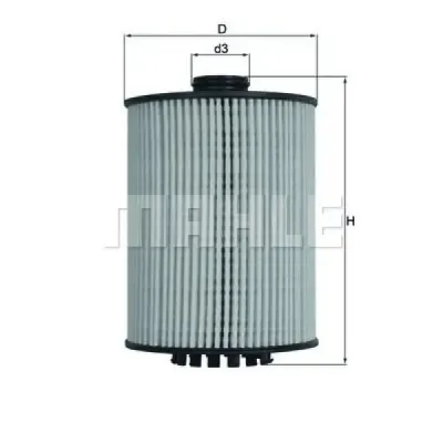 Filtru ulei MAHLE ORIGINAL OX 983D
