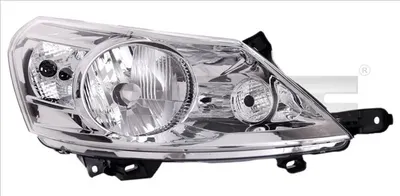 Far stanga (H4, electric, cu motoras, fundal cromat) CITROEN JUMPY FIAT SCUDO PEUGEOT EXPERT, EXPERT TEPEE TOYOTA PROACE