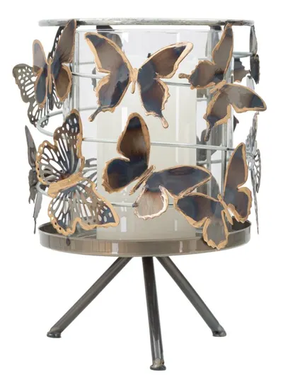 Mauro Ferretti Suport de Lumanari Fluture Cm 15x23,3