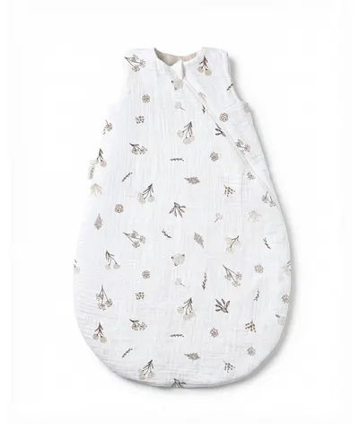 Sac de dormit pentru bebeluși Albero Mio - Wild Flowers, 1.0 Tog, Mărime M, Muselina