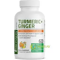 Turmeric si Ginger (Ghimbir) 1950mg 60cps
