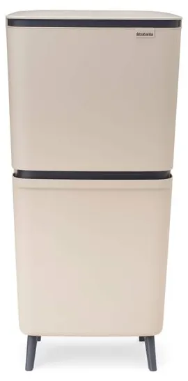 Coș pentru colectare selectivă Brabantia - SortUp Hi, 20+25L, Soft Beige