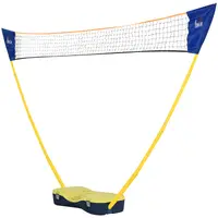 HOMCOM Set Badminton pliabil adulti copii intern extern