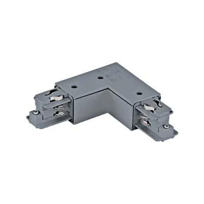 3-phase 90° Connector surface, plastic, inside silver