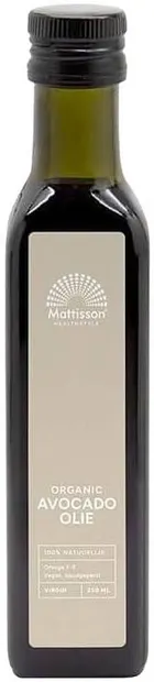 Organic Avocado Oil, 250 ml, Mattisson Healthstyle