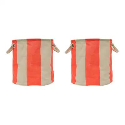 Coșuri de depozitare 2 buc. din material textil ø 32x32 cm Kara – OYOY Living Design