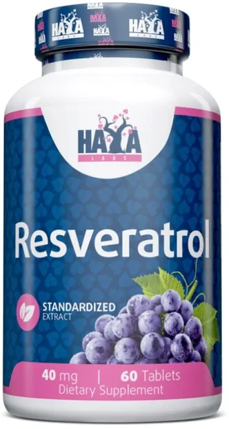 Resveratrol, 60 tablete, Haya Labs