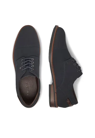 Pantofi barbati - CEO-LOBO-01 MBS - bleumarin - tesatura