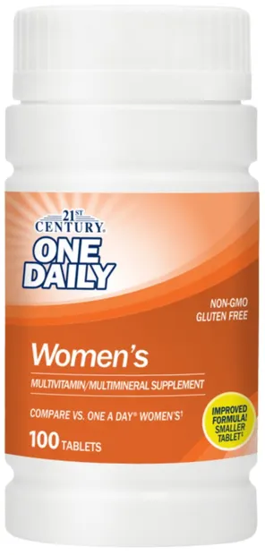 One Daily Women's Multivitamin, 100 tablete, 21st Century