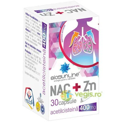 NAC+ Zinc 400mg 30cps